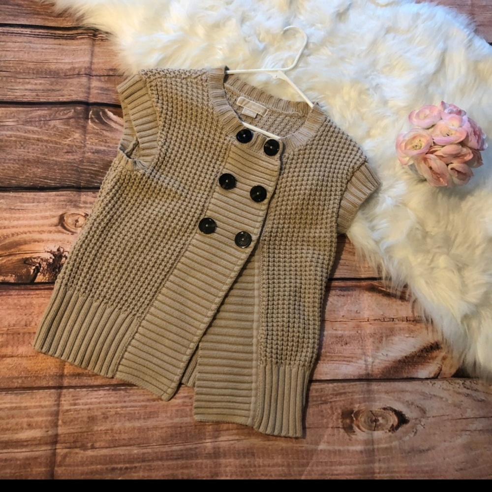 Michael Kors button down knit sweater